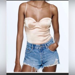 Champagne Corset Bodysuit